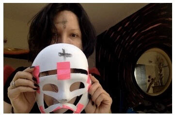 Mask off - The mirror 2015 - 40-day inward self observation art project: mask off / the mirror.